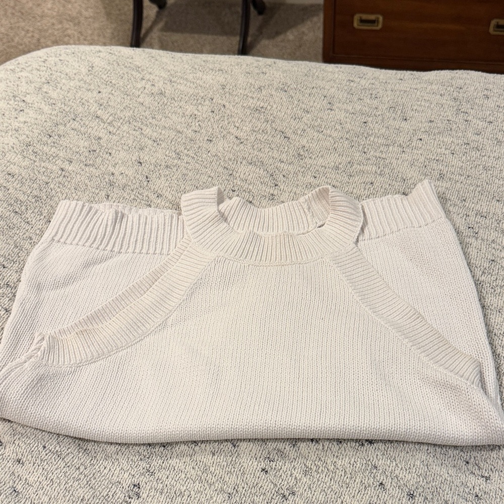 LOFT Off-Shoulder Sweater in Soft Cream
